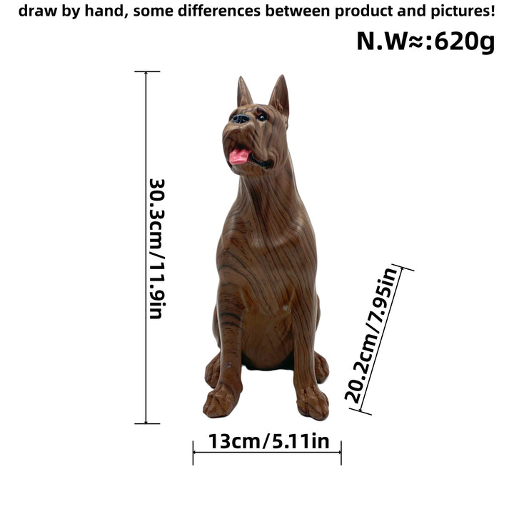 Colorful decorative figure of a dog in modern design Bowlift