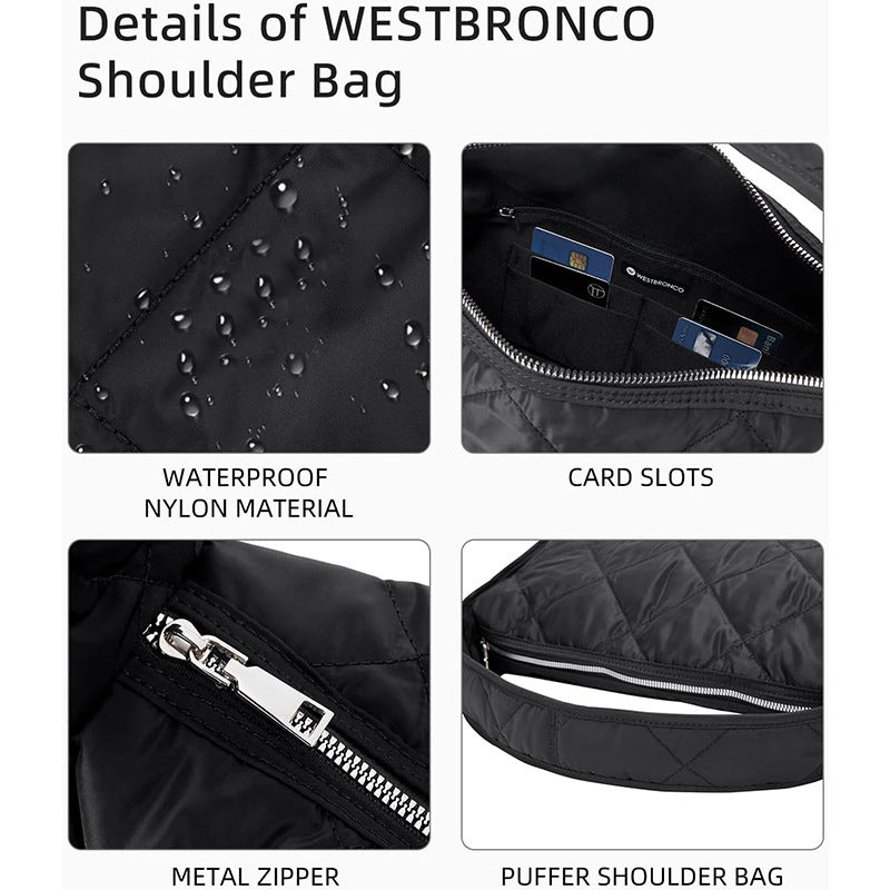 Stylish and Padded Shoulder Bag Bowlift