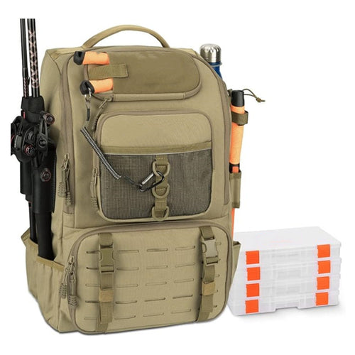 Tactical Fishing Backpack Bowlift
