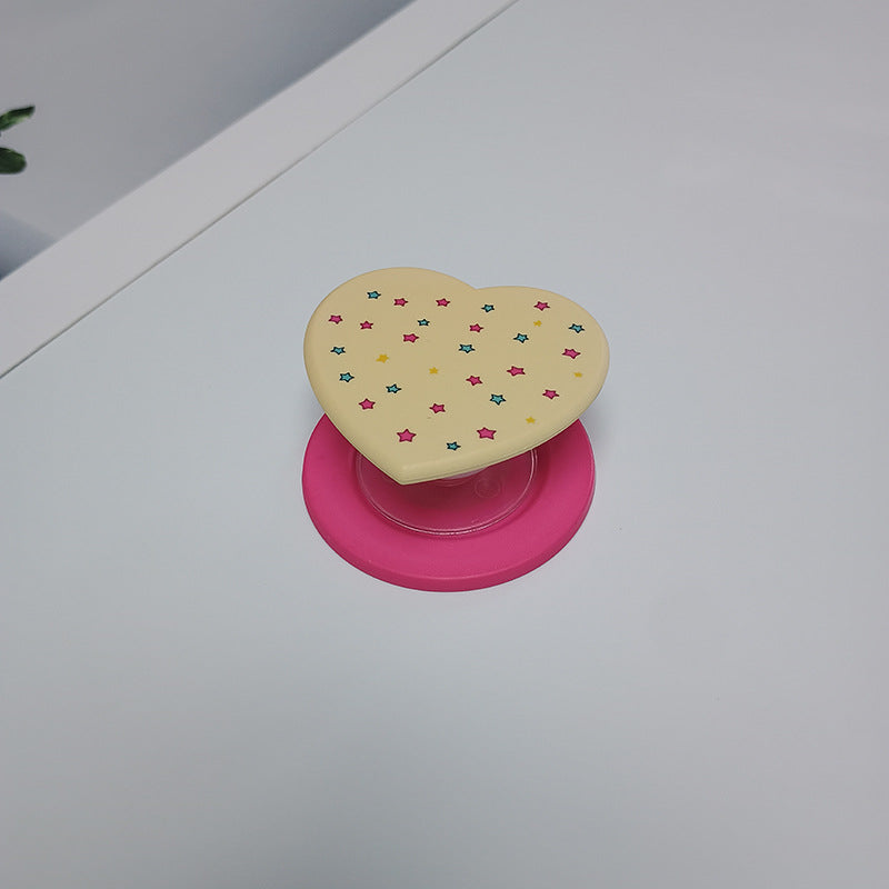 Heart-Shaped Character Phone Grip Bowlift