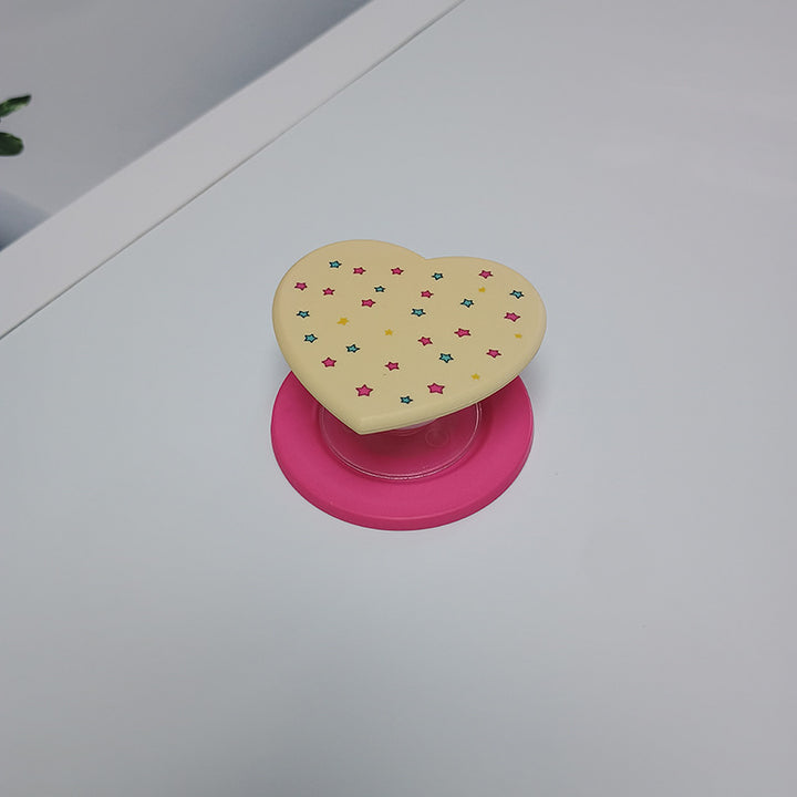 Heart-Shaped Character Phone Grip Bowlift