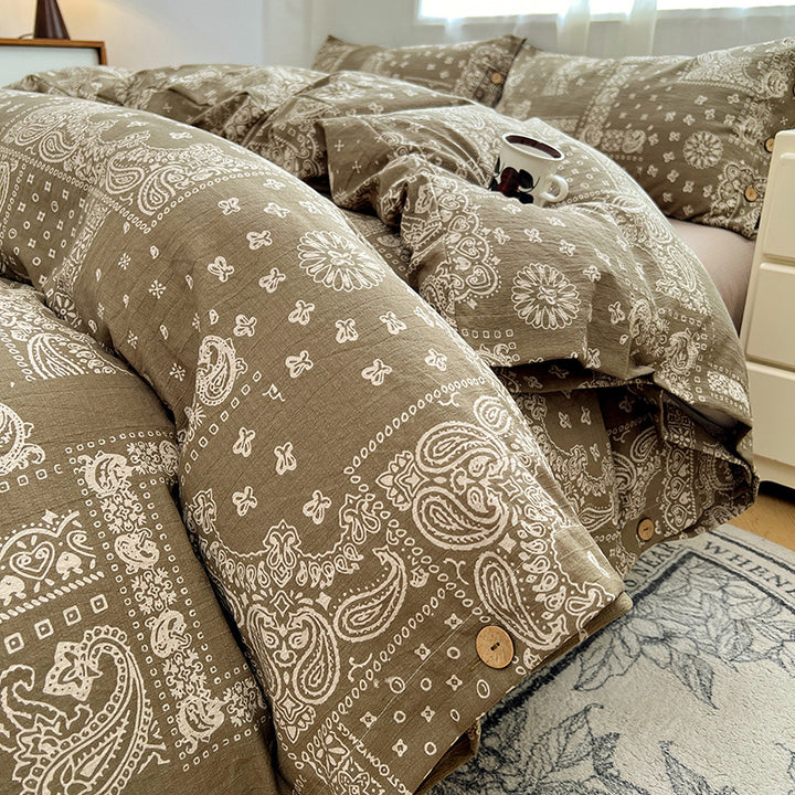 Premium Floral Patterned Duvet Cover Set