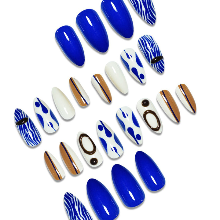 Artistic Decorative Press-On Nail Enhancements Bowlift
