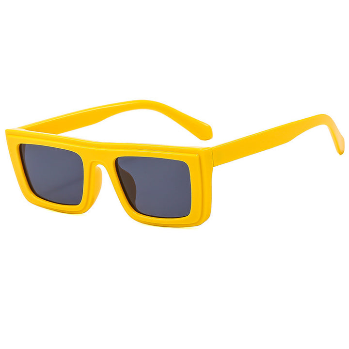 Women's fashionable square sunglasses with wide frame and polarized lenses Bowlift