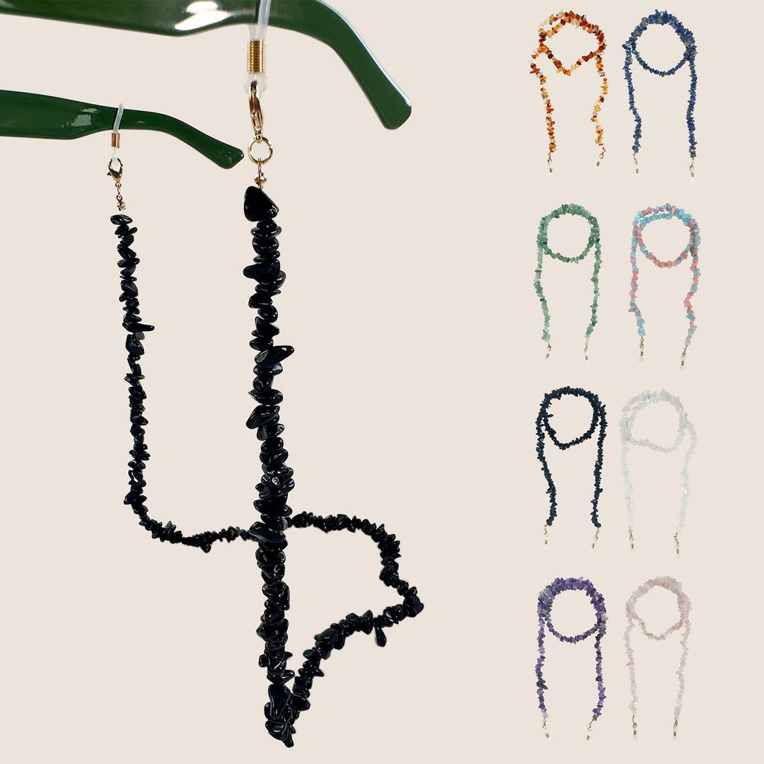 Natural Crystal Eyewear Chain Bowlift