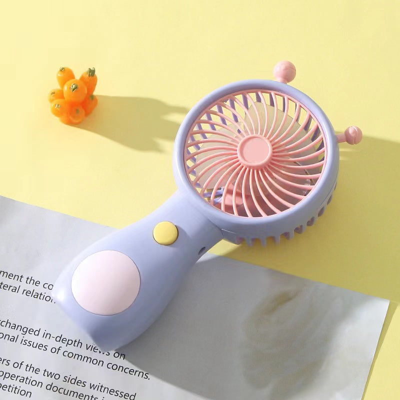Unisex Portable Hand Fan with Ergonomic Design and Variable Speed Control Bowlift