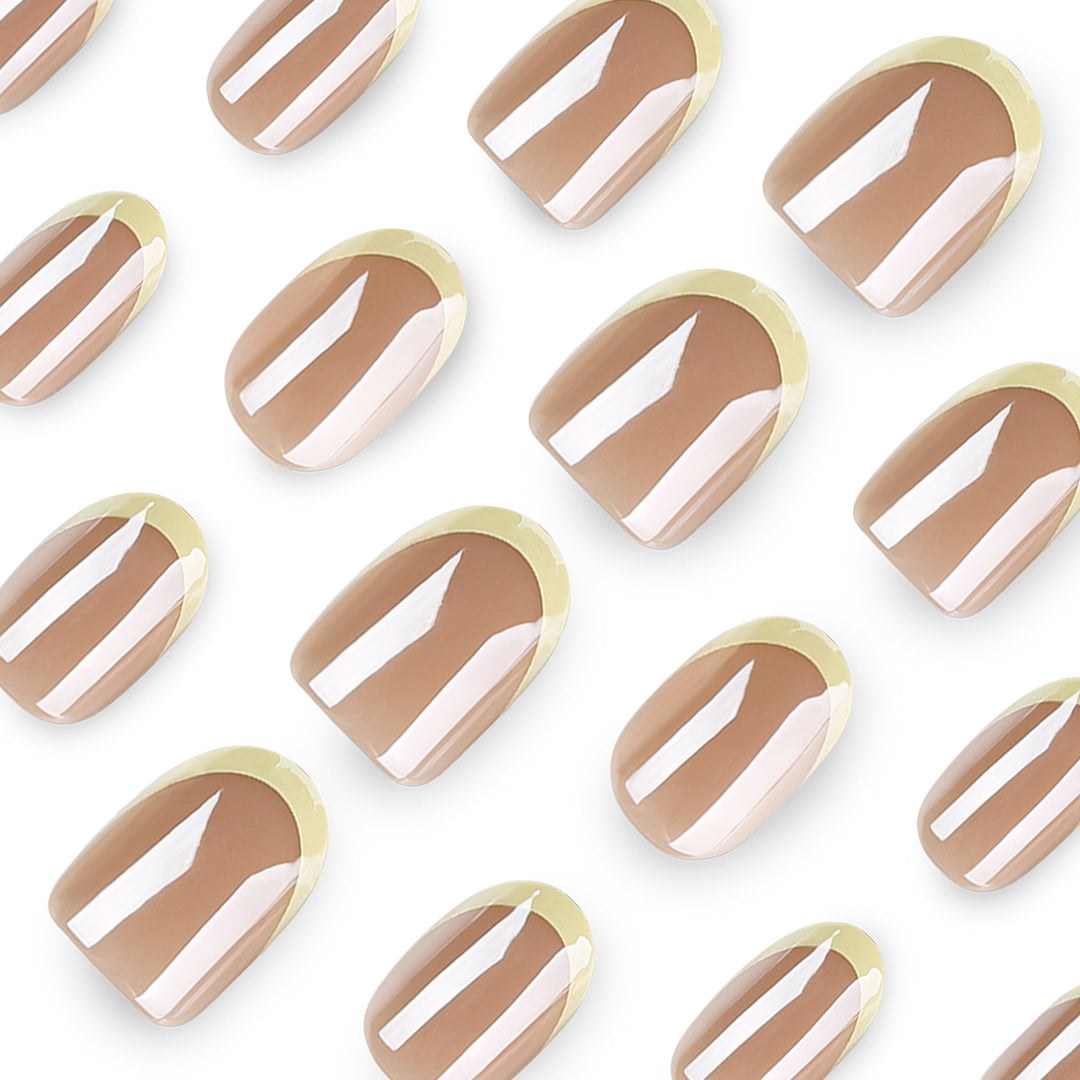 Elegant Nail Art with Translucent Gradient and Precise French Tip Bowlift