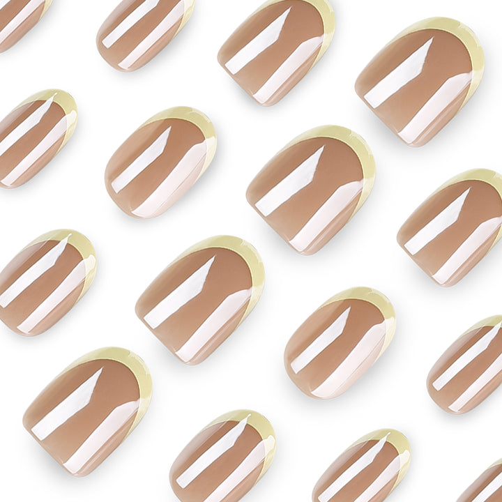 Elegant Nail Art with Translucent Gradient and Precise French Tip Bowlift