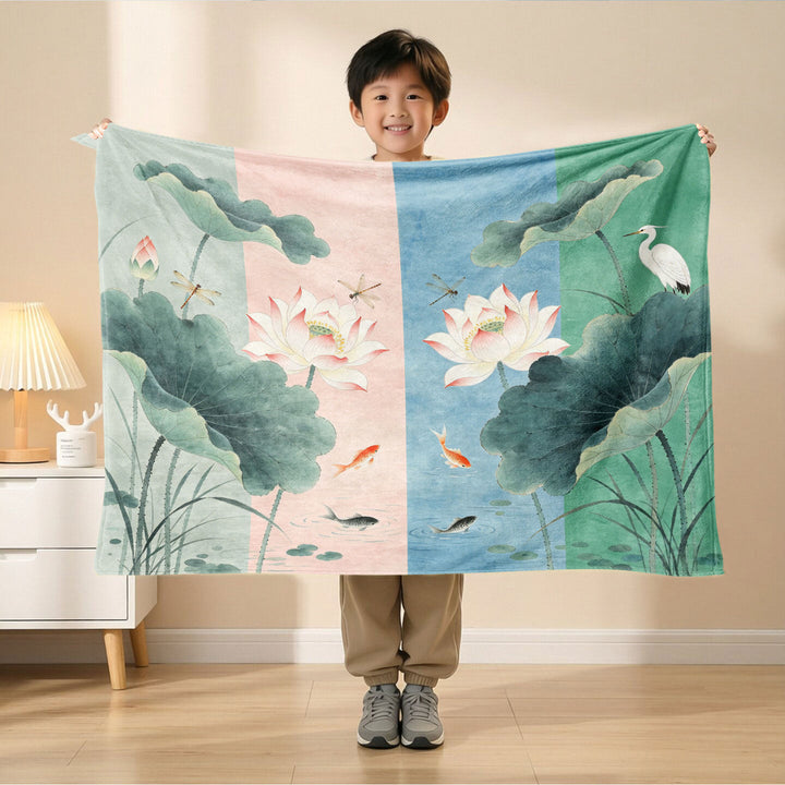 Artistic Scene Fleece Blanket
