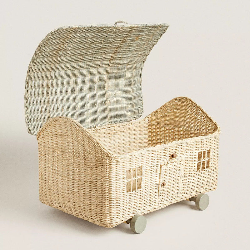 Handcrafted storage basket in house design Bowlift