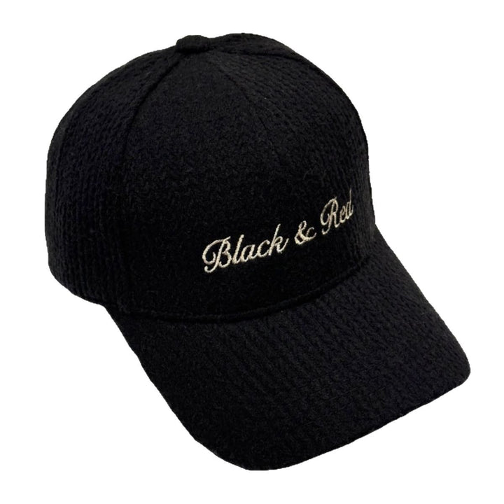 Women's Textured Knitted Baseball Cap Bowlift