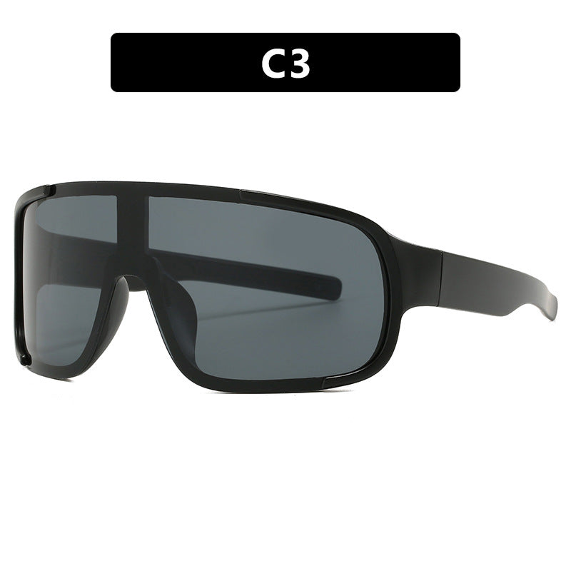 Women's sporty UV protection sunglasses with wide, aerodynamic shape Bowlift