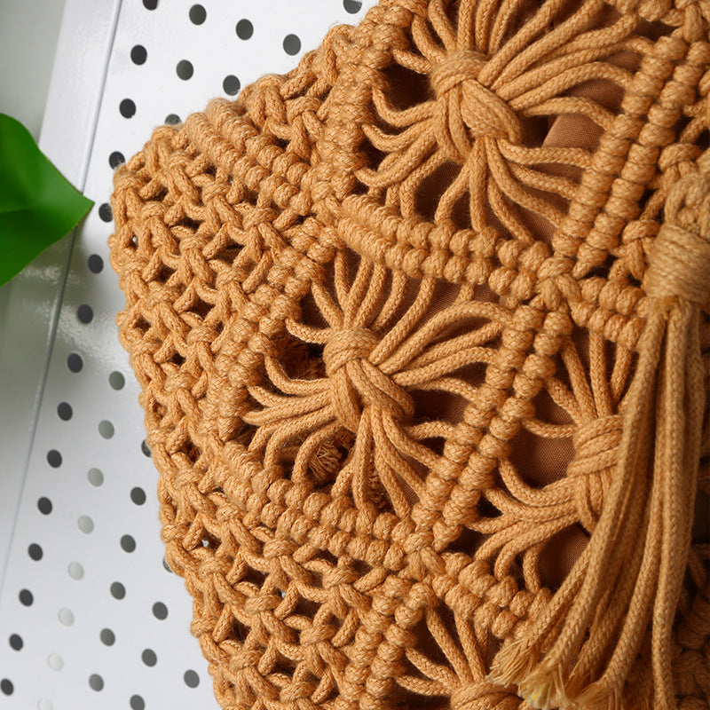 Handmade Macrame Shoulder Bag Bowlift