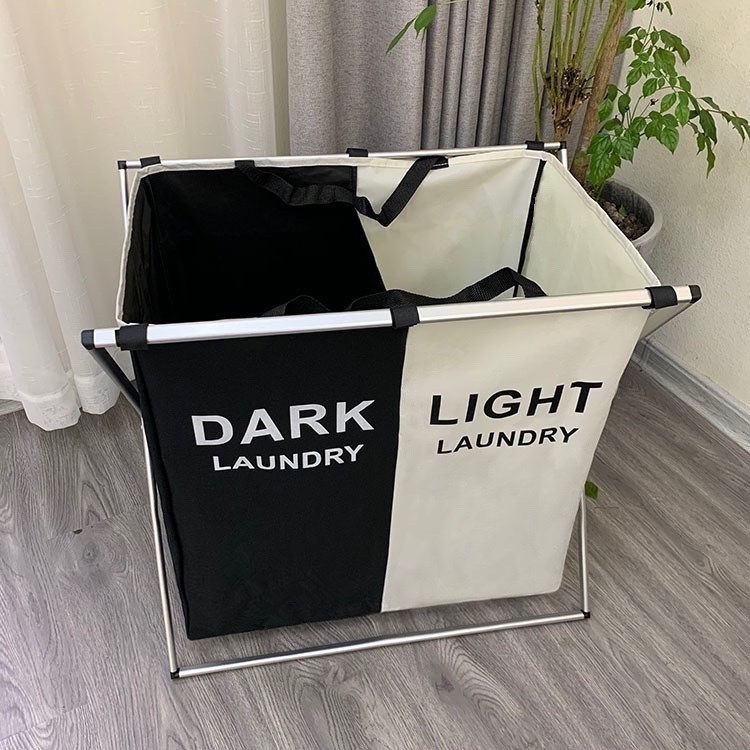 Laundry separation system with three compartments Bowlift