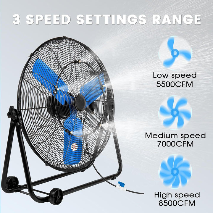 Industrial High-Performance Mist Fan Bowlift