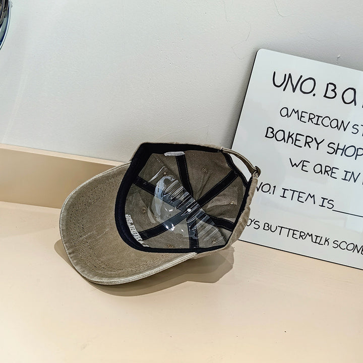 Men's Vintage-Style Cotton Cap Bowlift