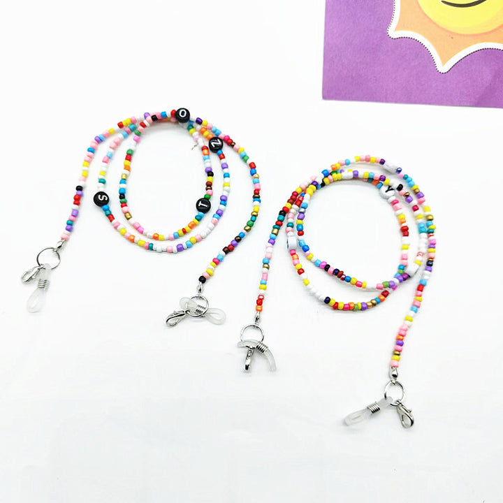 Colorful bead glasses chain Bowlift