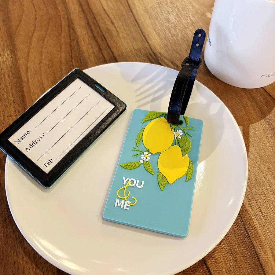 Fun Fruit-Themed Luggage Tag Bowlift