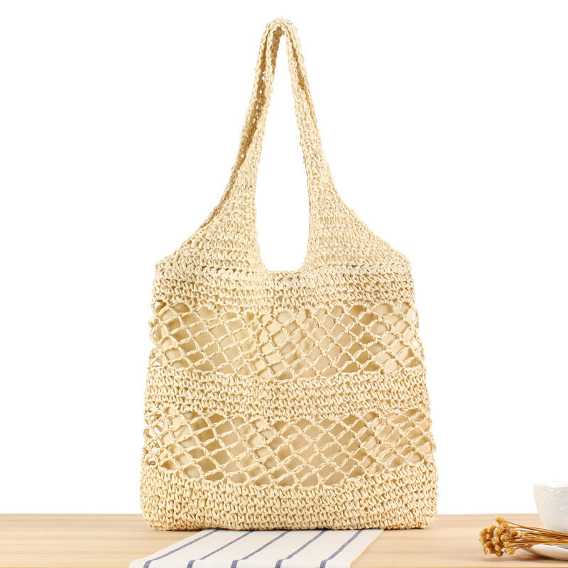 Shoulder Bag Made of Sustainable Rattan Weaving Bowlift