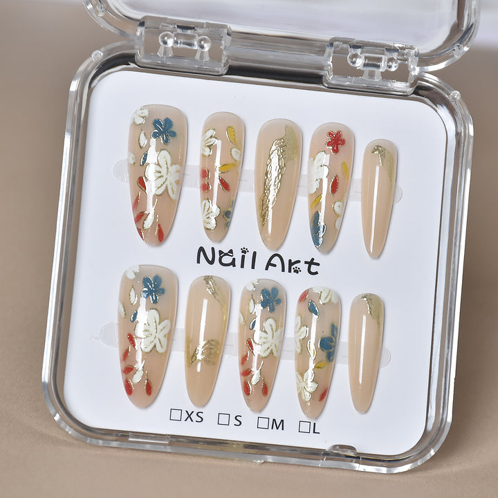 Premium Glamorous Press-On Nail Extensions Bowlift