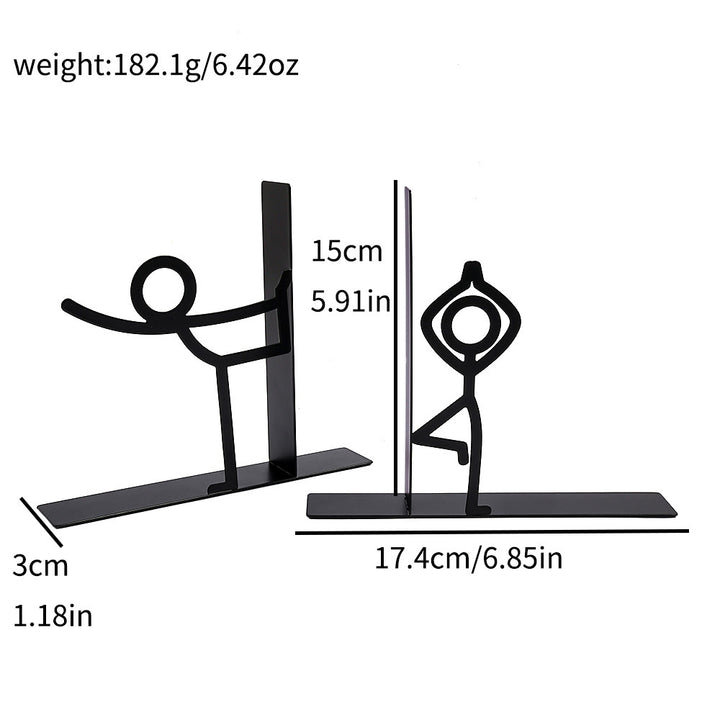 Creative Stick Figure Decorative Bookends