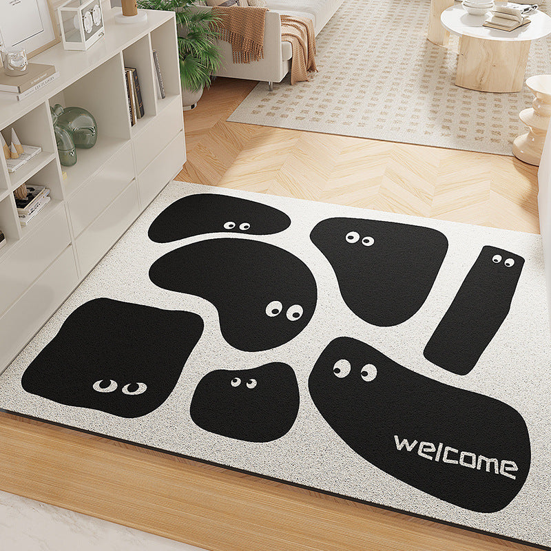 Dog-Themed Welcome Mat Bowlift