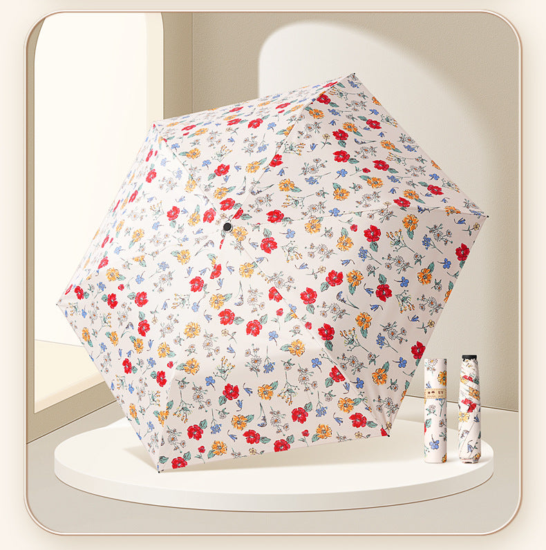 Women's Flower Umbrella Bowlift