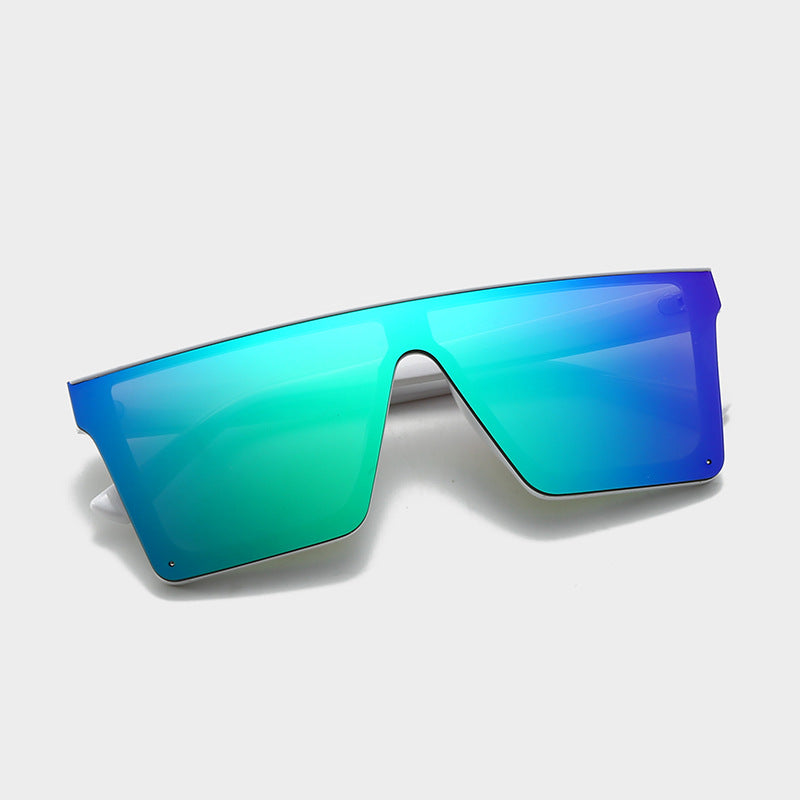 Women oversized sunglasses in futuristic design Bowlift