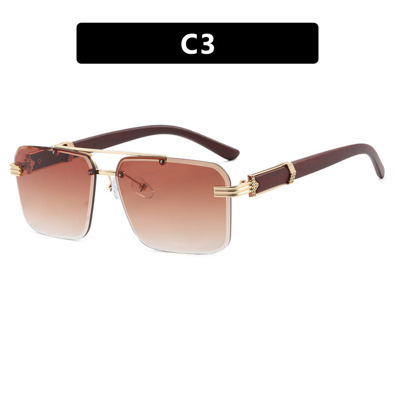 Women's geometric oversized sunglasses with trendy design and luxurious accents Bowlift