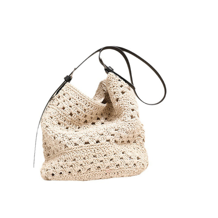 Crocheted shoulder bag with stable straps Bowlift