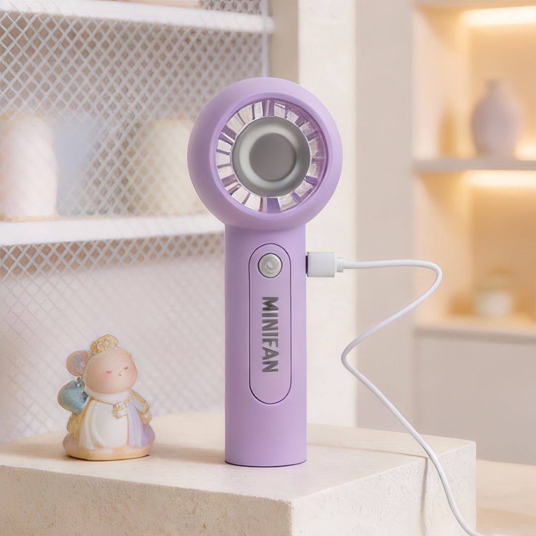 Women Portable USB Mini Fan with Innovative Design Bowlift