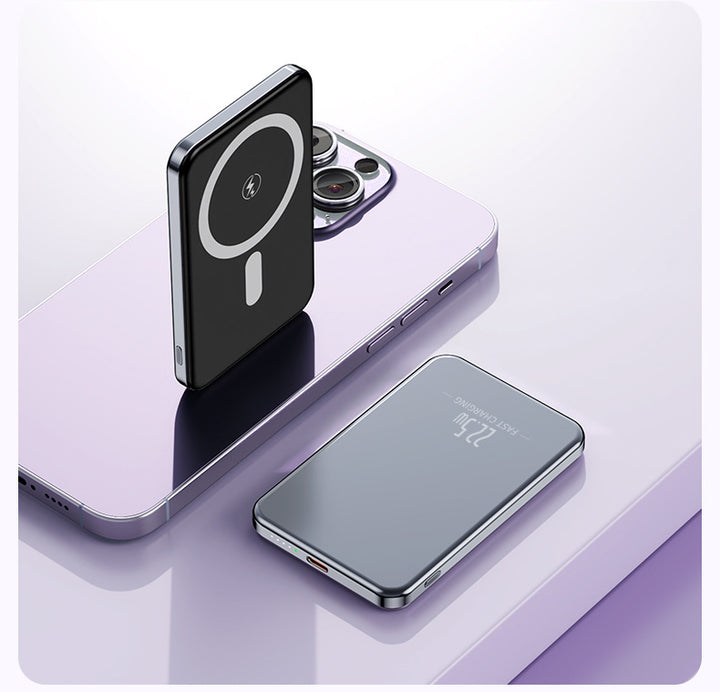Portable power bank with magnetic function Bowlift