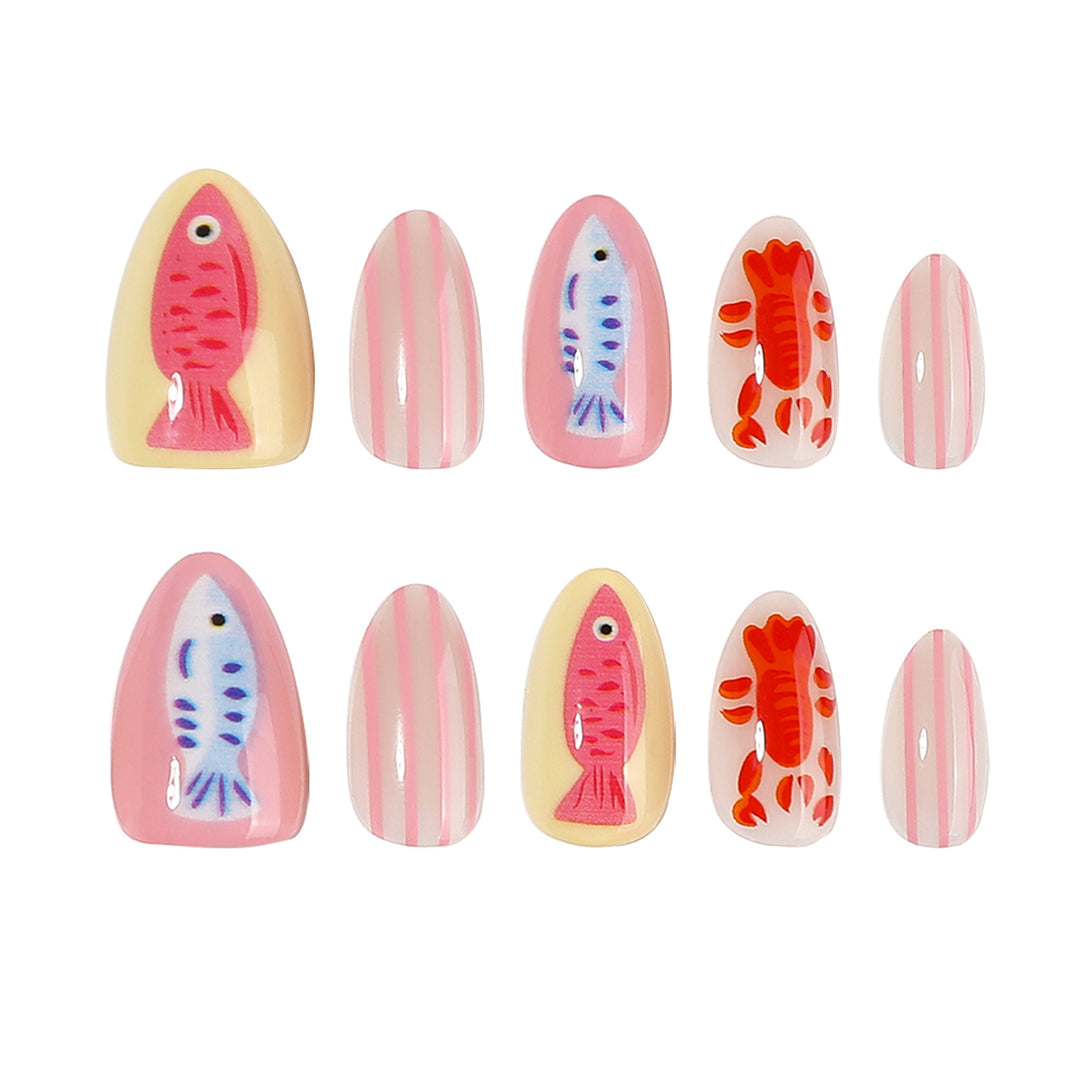 Artful Nail Art in Maritime Design Bowlift