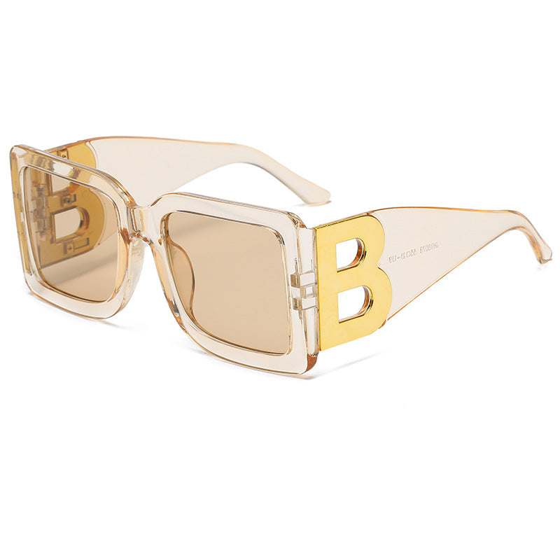 Women Oversized Sunglasses with Decorative Frame Bowlift