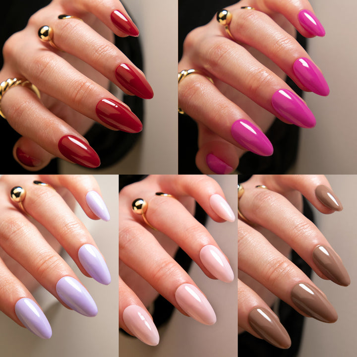 elegant Stiletto nails in high gloss finish Bowlift