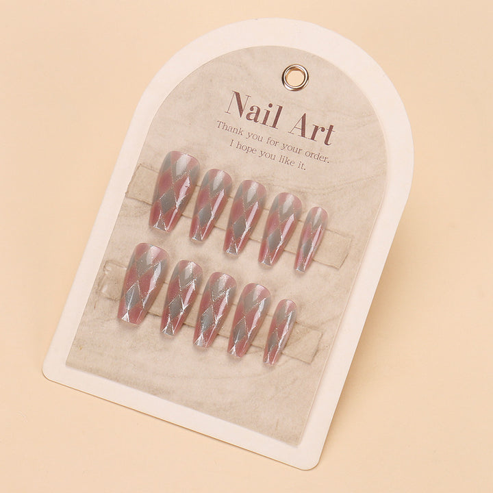 Themed Nail Art Press-On Nails with Cute Character and Bow Designs Bowlift