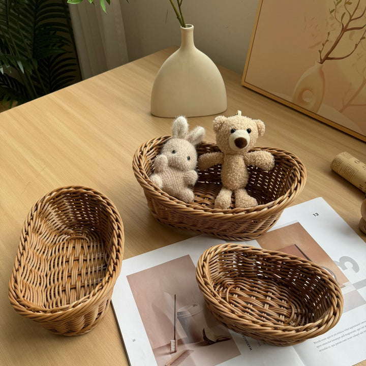 Decorative Woven Serving Basket Bowlift