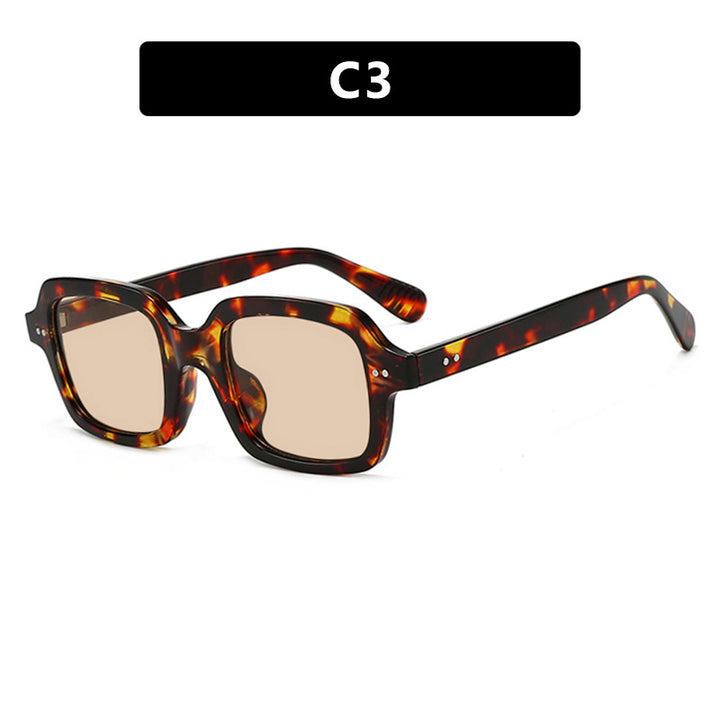 Ladies modern square sunglasses with wide frame and elegant design Bowlift