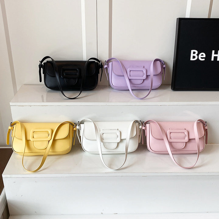 Structured Leather Crossbody Bag Bowlift