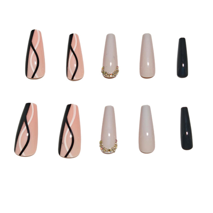 Elegant Stiletto Nail Art Extensions Bowlift