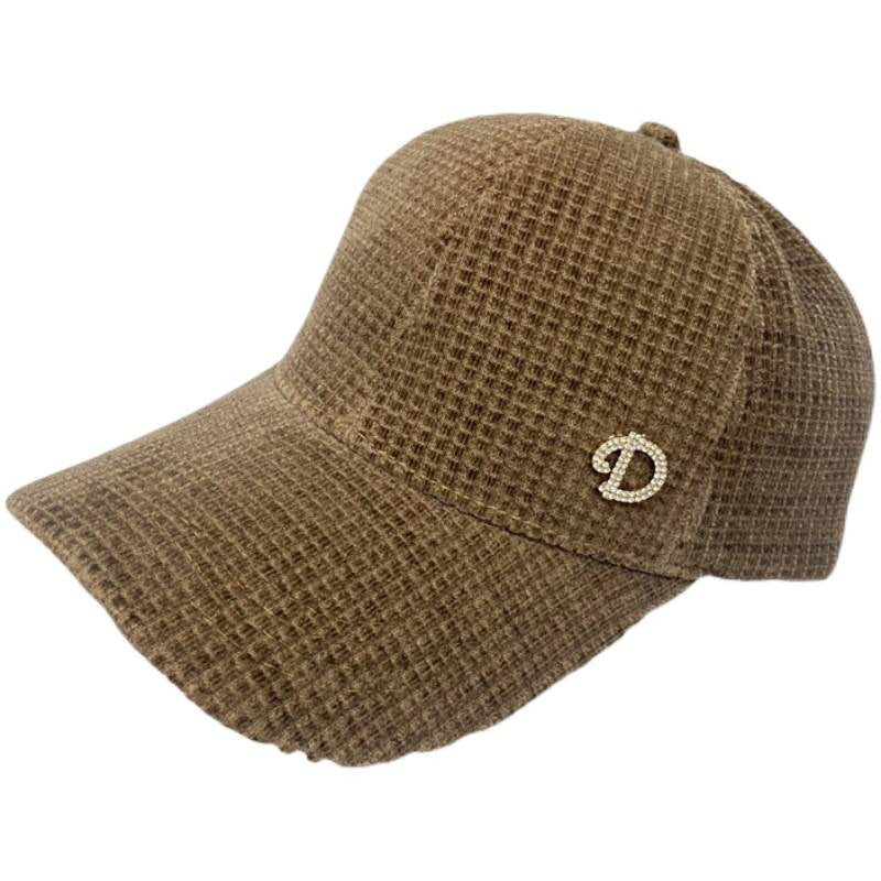 Women's Embellished Textured Baseball Cap Bowlift