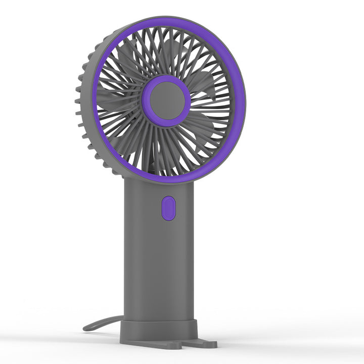 Women's Portable Hand Fan with Flexible Holder Bowlift