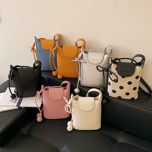 WoModern Textured Mini Crossbody Bag Bowlift