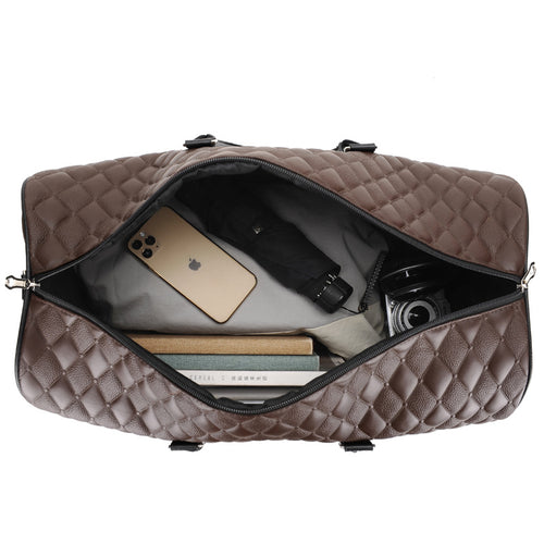 Stylish and Spacious Travel Bag Made of High-Quality Artificial Leather Bowlift