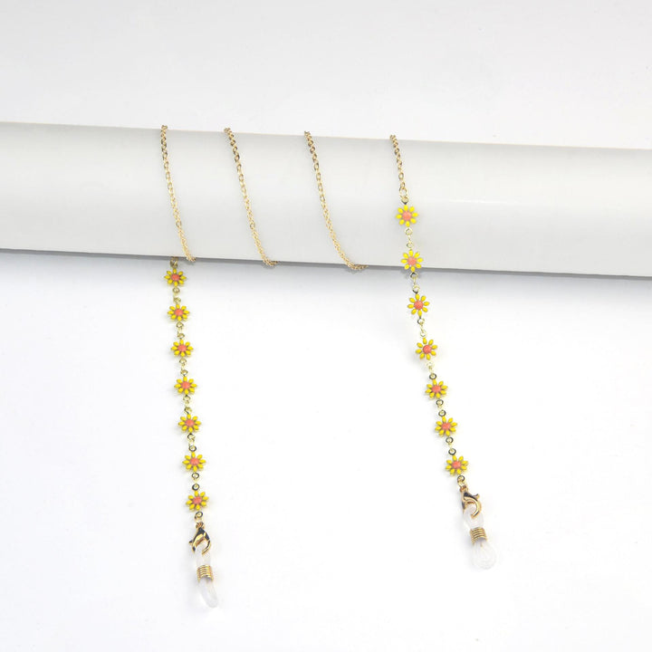 Floral Design Eyewear Chain Bowlift