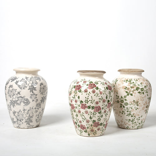 Elegant floral ceramic carafe Bowlift