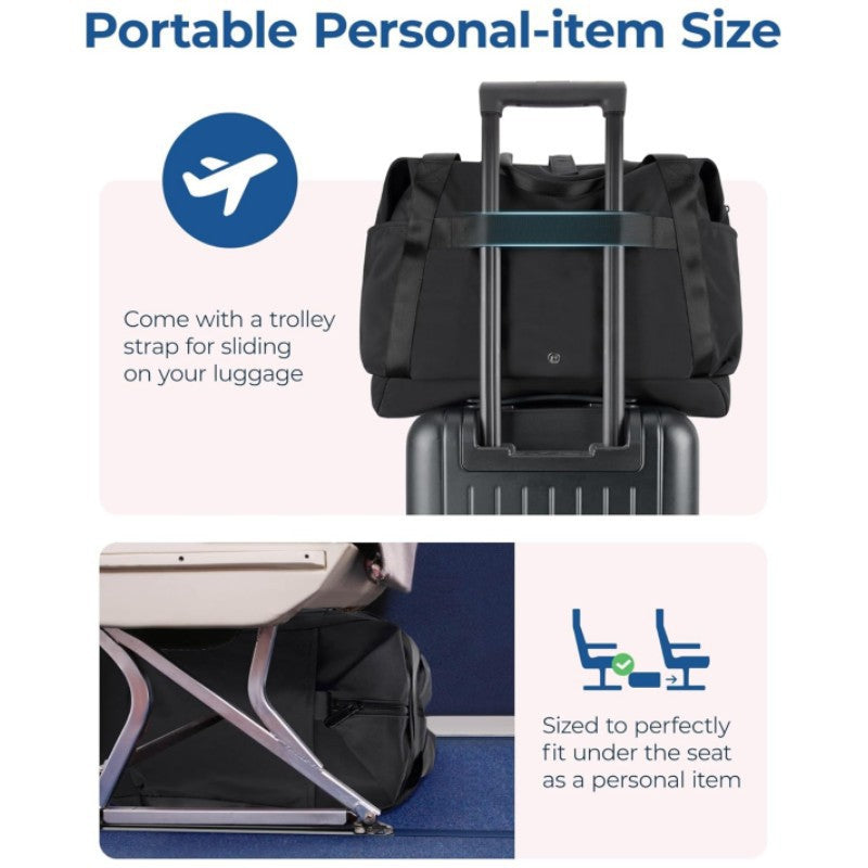 Versatile Foldable Carryall Tote Bag Bowlift