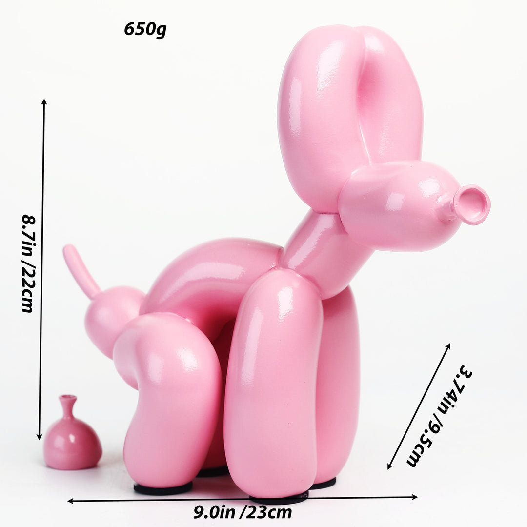Decorative Dog Figure Bowlift