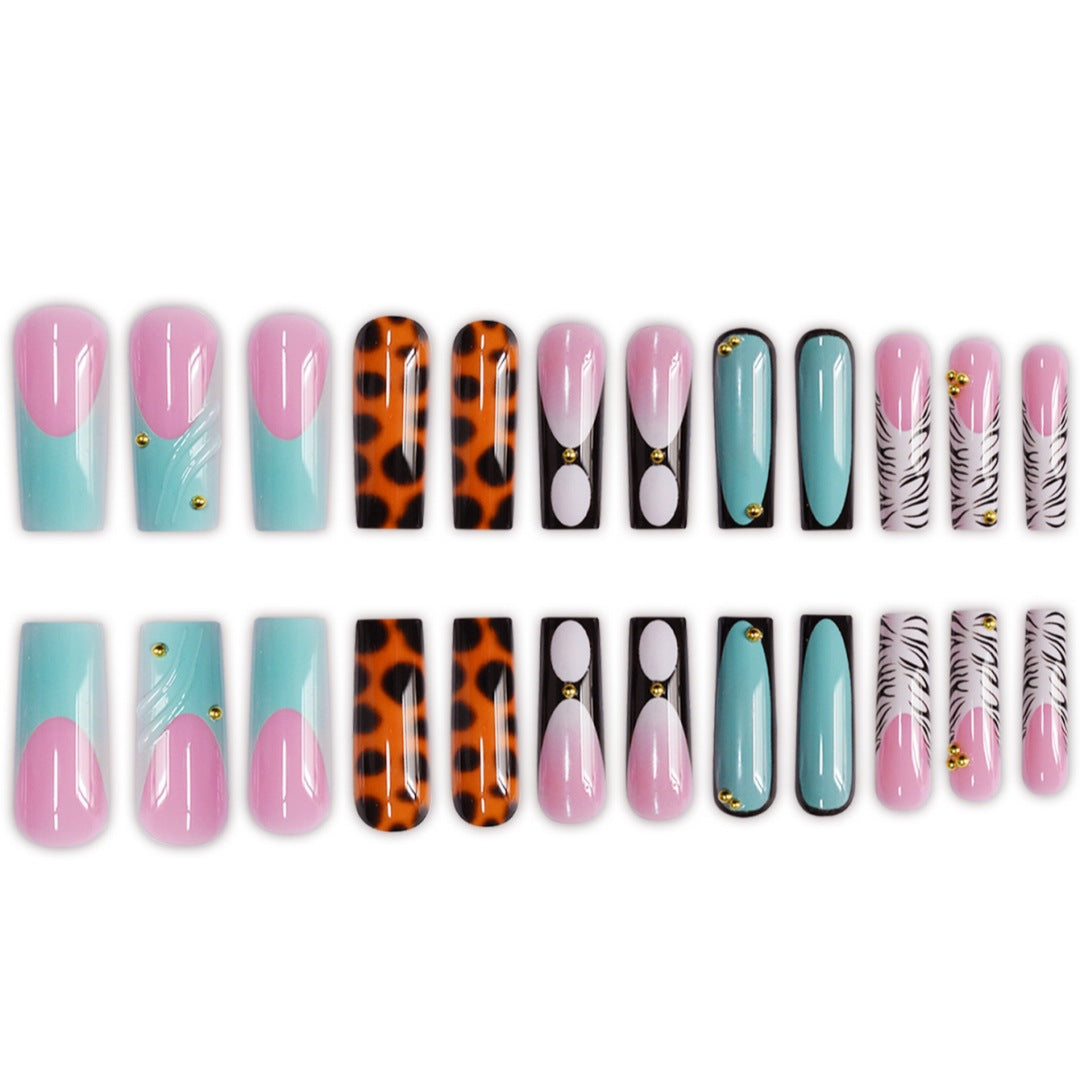 Artistic Press-On Nail Art Set Bowlift