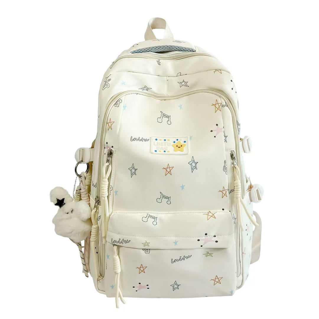 Star-Patterned Multi-Function Backpack Bowlift